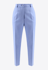 Tailored High-Waist Wool Pants