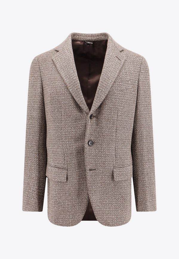 Torino Single-Breasted Wool Blazer