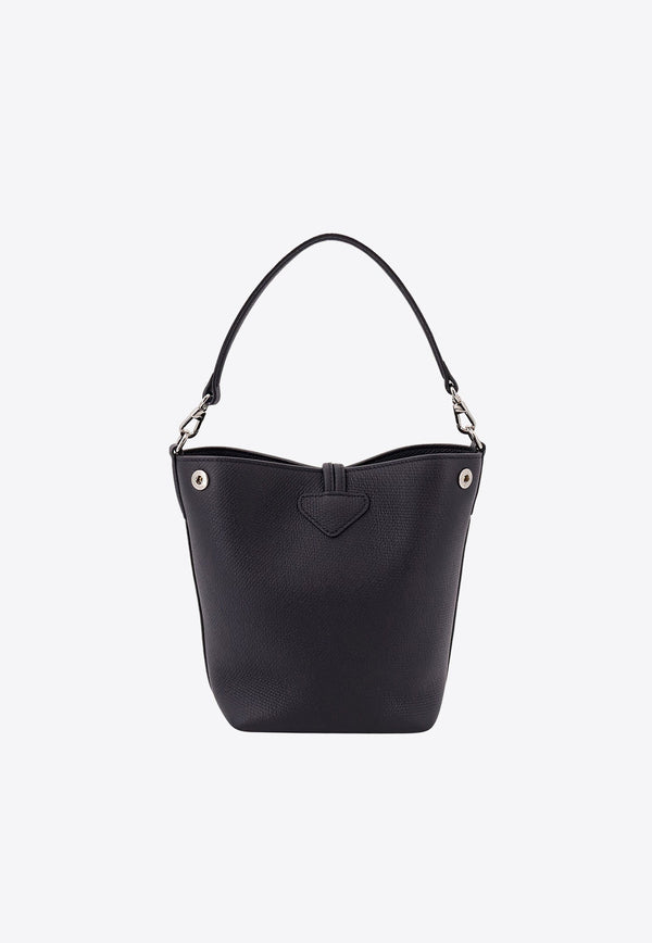 XS Le Roseau Leather Bucket Bag