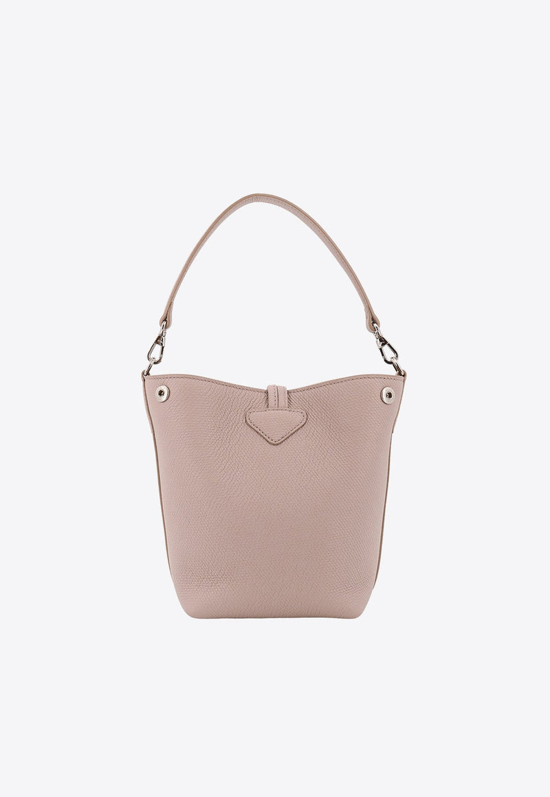 XS Le Roseau Leather Bucket Bag