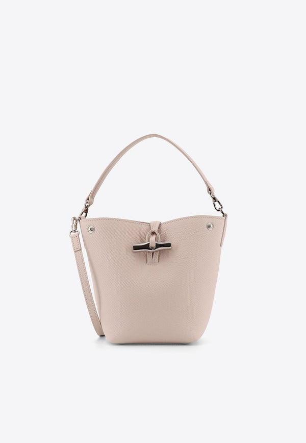 XS Le Roseau Leather Bucket Bag