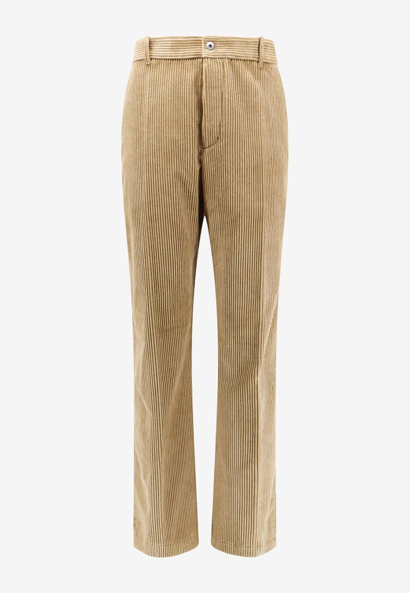 Wide-Leg Corduroy Pants