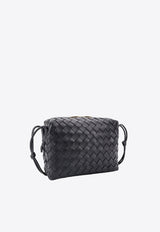 Small Loop Intrecciato Leather Crossbody Bag