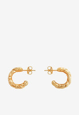 Large Intreccio Hoop Earrings