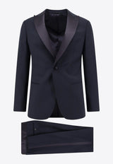 Single-Breasted Wool Tuxedo Suit