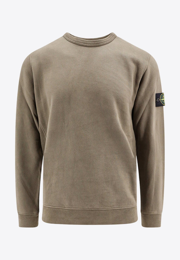 Logo Patch Crewneck Sweatshirt