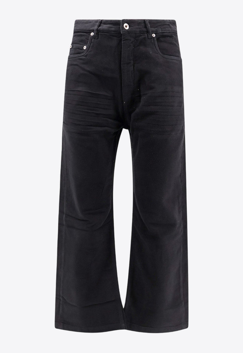 Geth Wide-Leg Mid-Rise Jeans