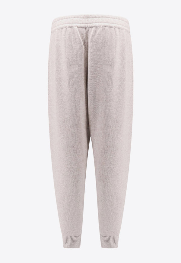 Wool-Blend Track Pants