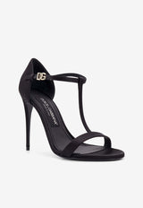 Keira 105 T-bar Satin Sandals