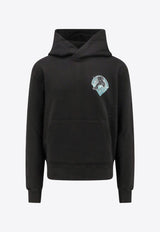 Panther Print Hooded Sweatshirt