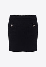 Wool Bouclé Mini Skirt