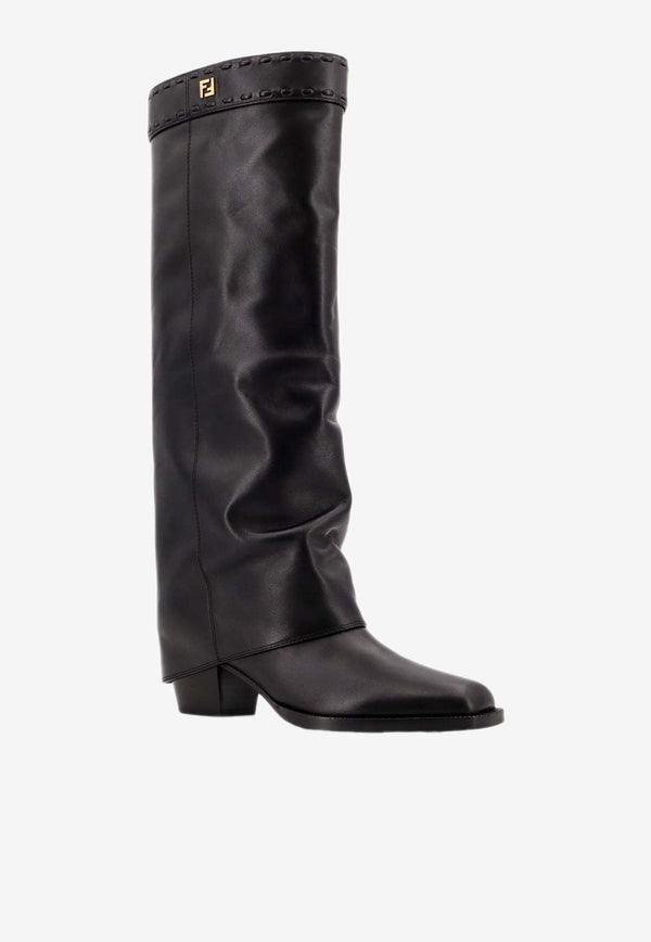 Show 55 Knee-High Boots in Calf Leather