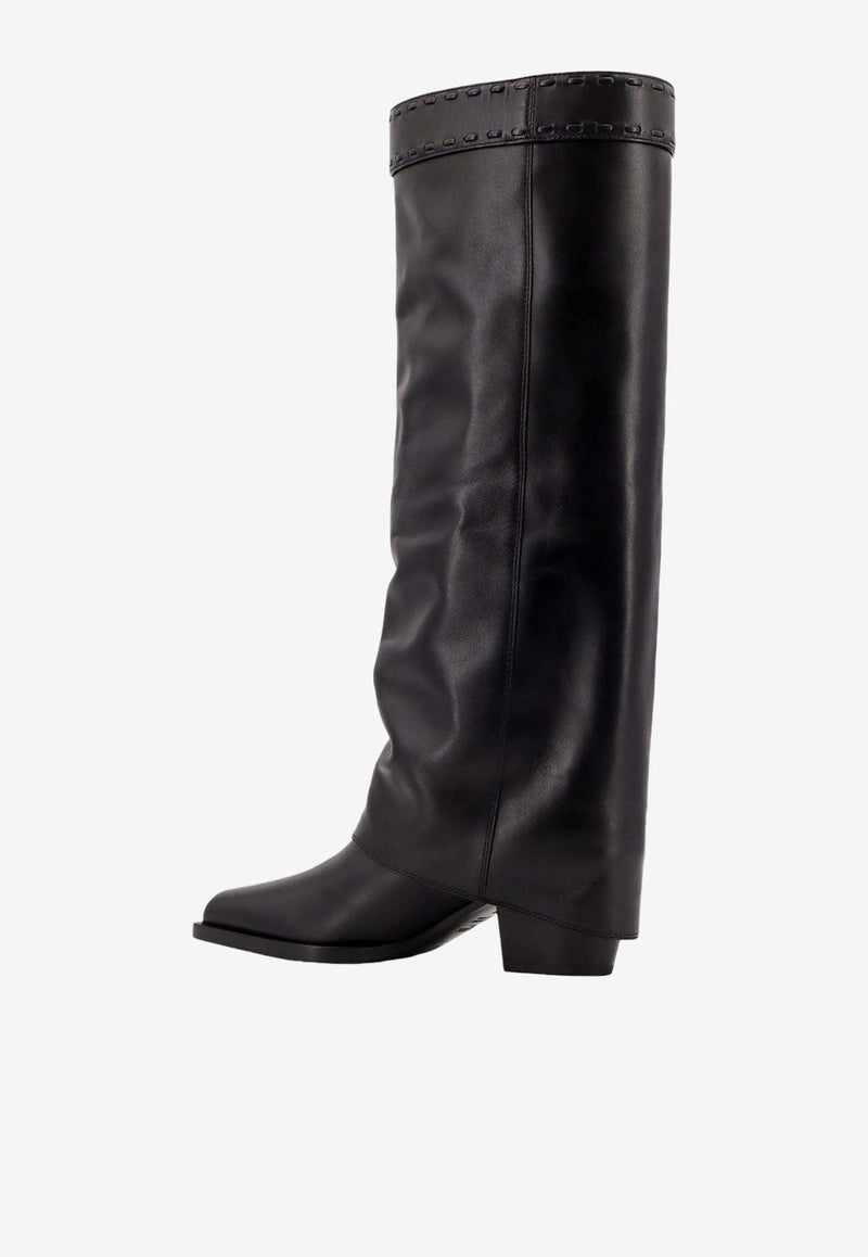 Show 55 Knee-High Boots in Calf Leather