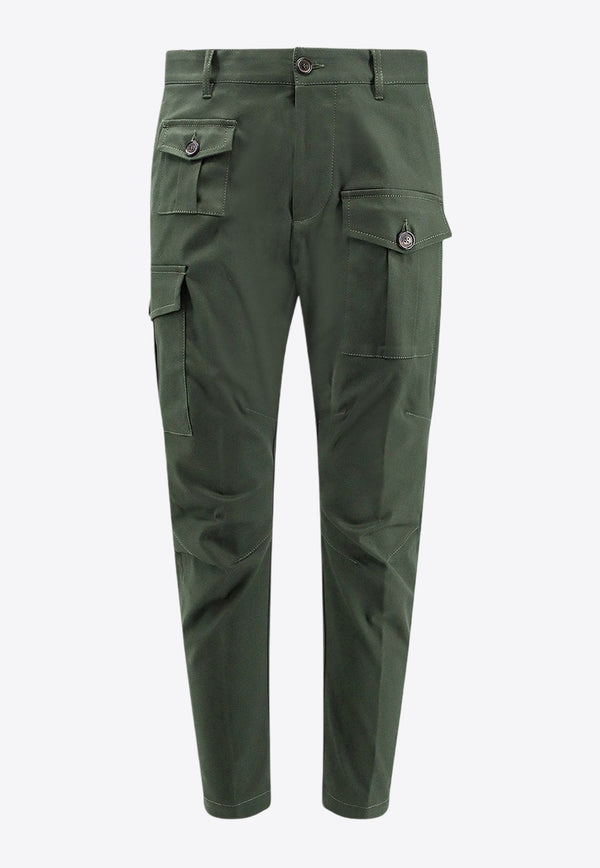 Logo Patch Cargo Pants