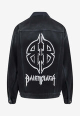 Metal BB Oversized Denim Jacket