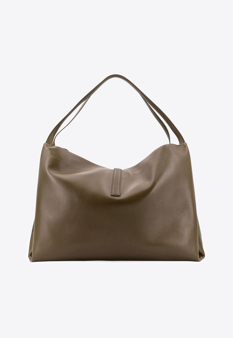 Large Gancini Tote Bag in Calf Leather