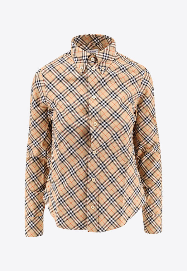 Vintage Check Long-Sleeved Shirt