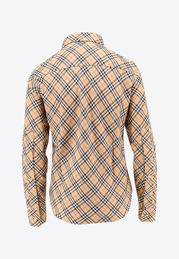 Vintage Check Long-Sleeved Shirt