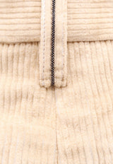 Straight-Leg Corduroy Pants