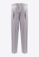 Straight-Leg Tailored Pants