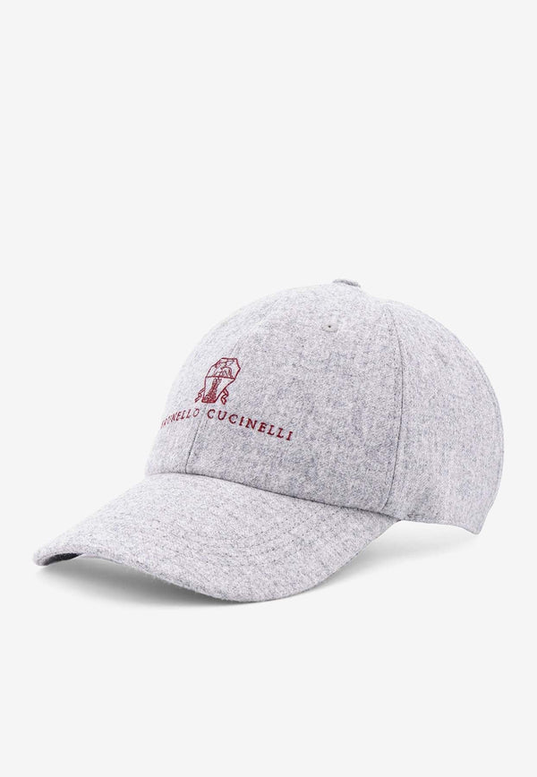 Embroidered Wool Cap