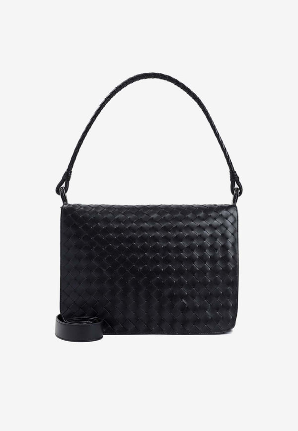 Small Wing Intrecciato Shoulder Bag