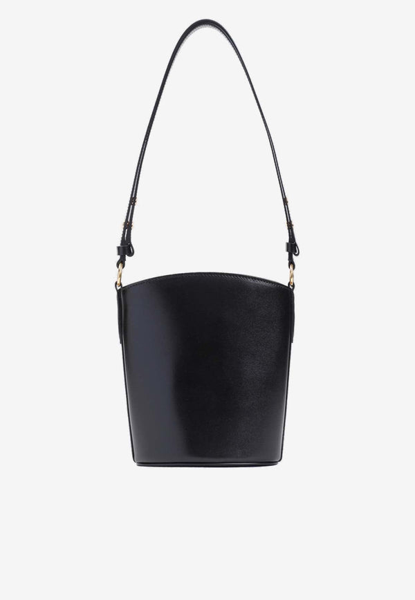 Small Leather Bucket Bag