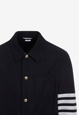 Wool and Cashmere 4-Bar Overshirt