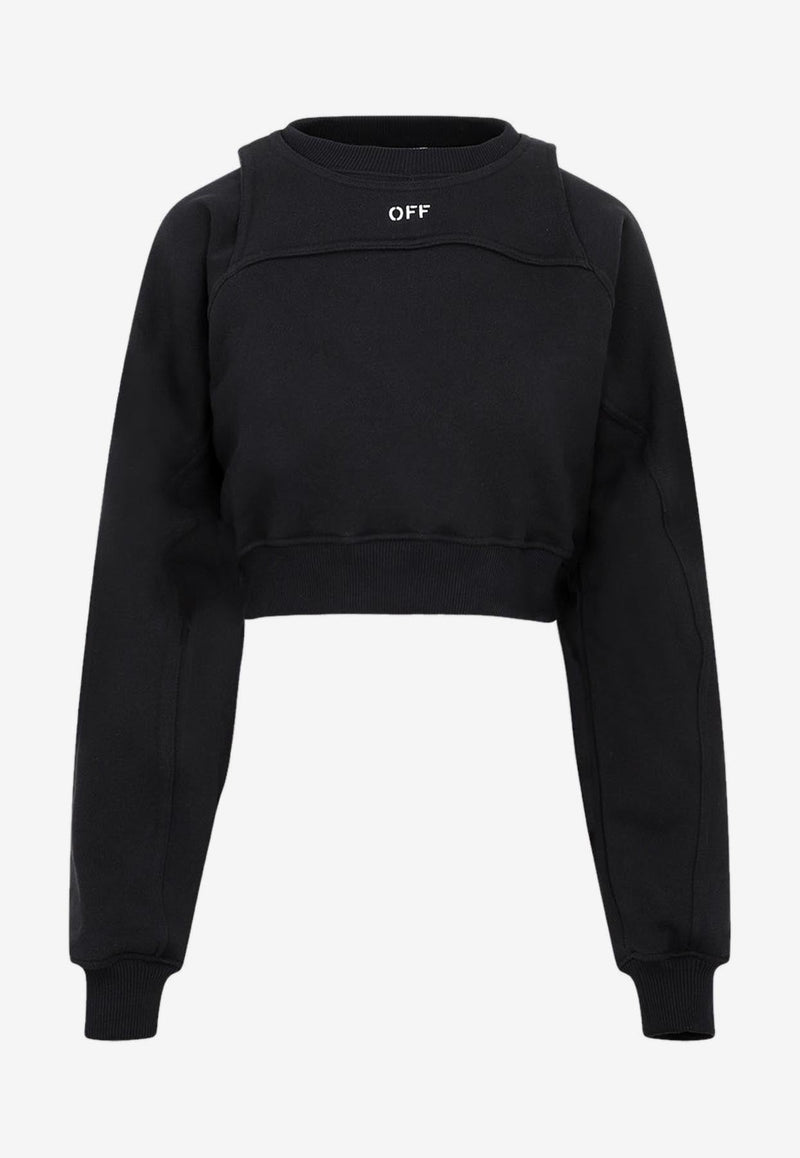 Logo Cropped Sweatshirt