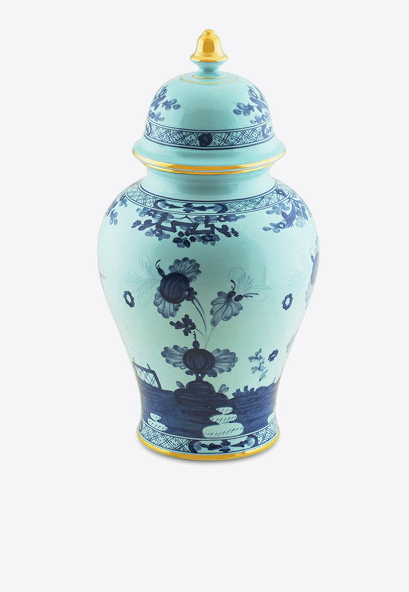 Oriente Italiano Large Potiche Vase with Cover