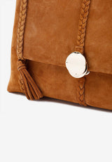 Penelope Suede Top Handle Bag