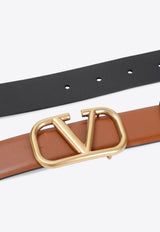 VLogo Leather Belt