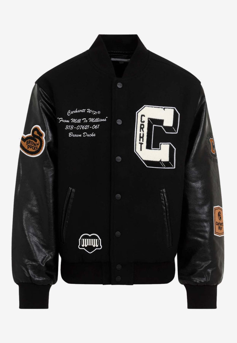 Brown Ducks Bomber Jacket