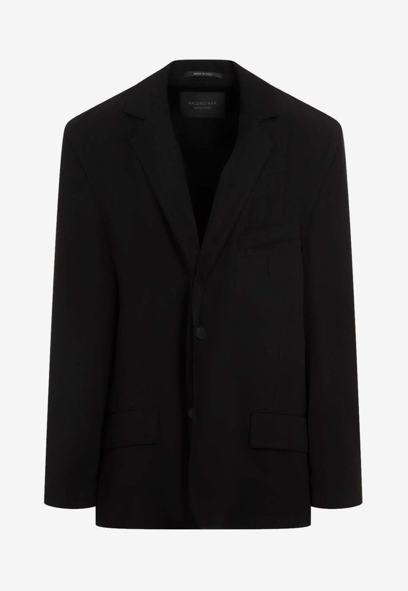 Single-Breasted Tailored Blazer