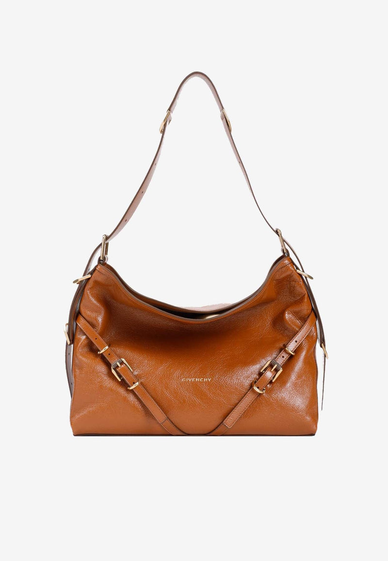 Medium Voyou Leather Shoulder Bag