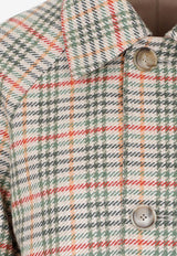 Reversible Checked Wool Coat