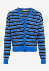 Striped Wool Cardigan