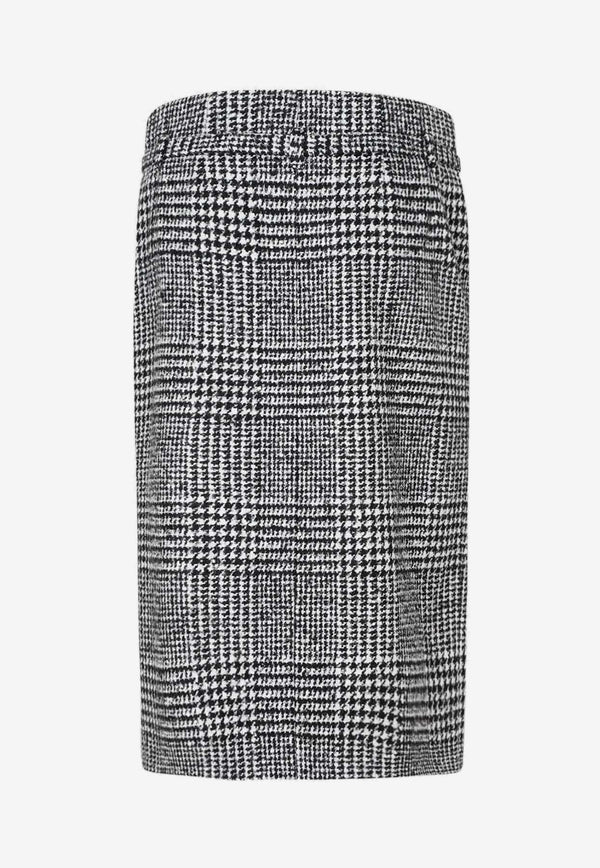 Prince of Wales Midi Skirt