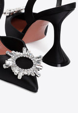 Begum 95 Crystal Embellished Satin Pumps