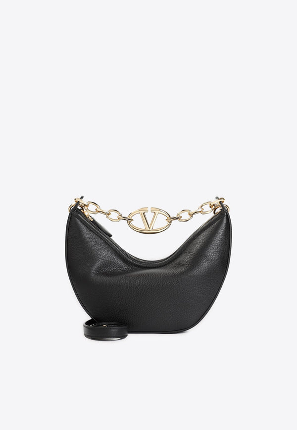 Gate VLogo Leather Top Handle Bag