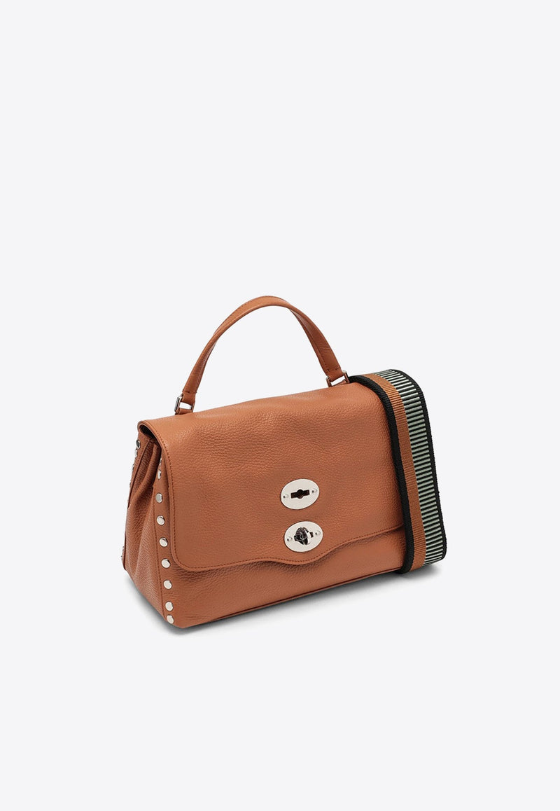 Small Postina Leather Shoulder Bag