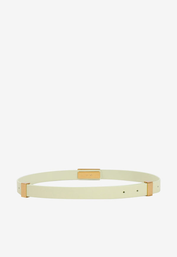 Point Lock Calf Leather Belt