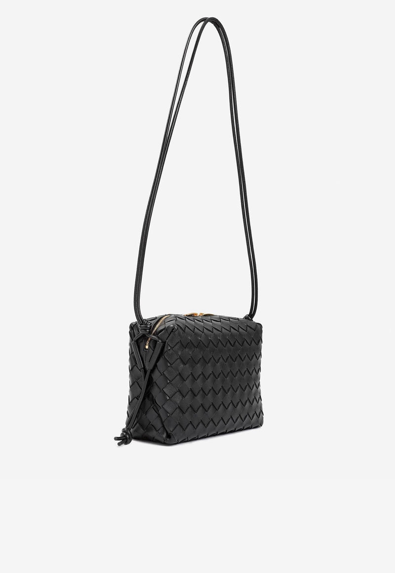 Loop Crossbody Bag in Intrecciato Leather