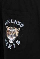 Lucky Tiger Print Bermuda Shorts