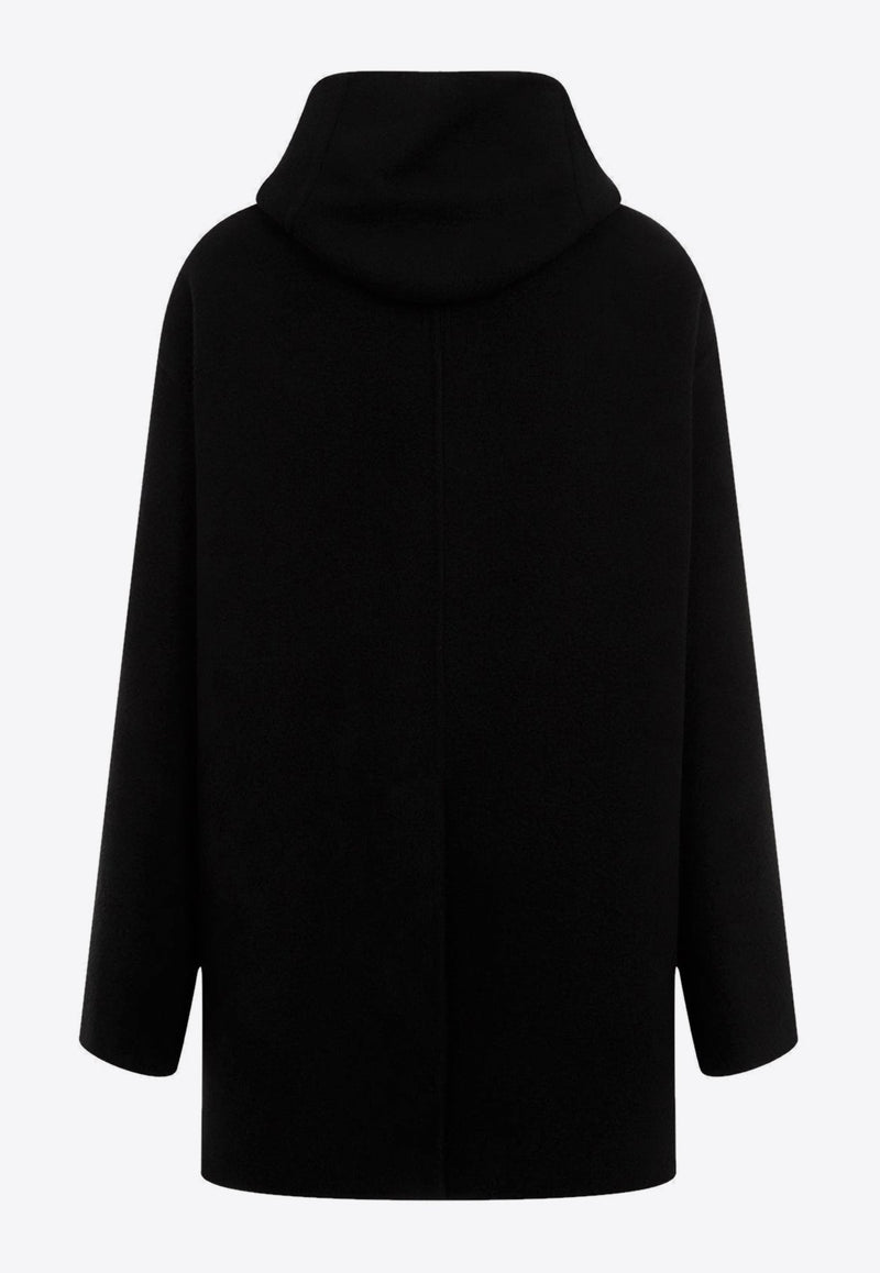 Hooded Robe Cashmere Coat