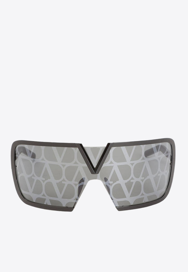 V - Romask Monogram Mask Sunglasses