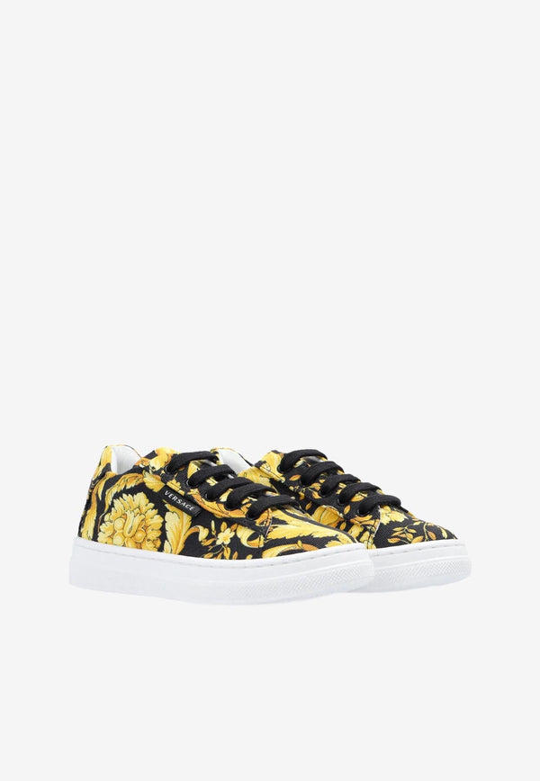 Baby Girls Barocco Print Low-Top Sneakers