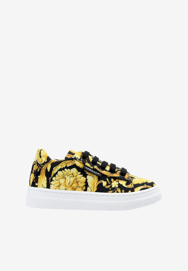 Baby Girls Barocco Print Low-Top Sneakers