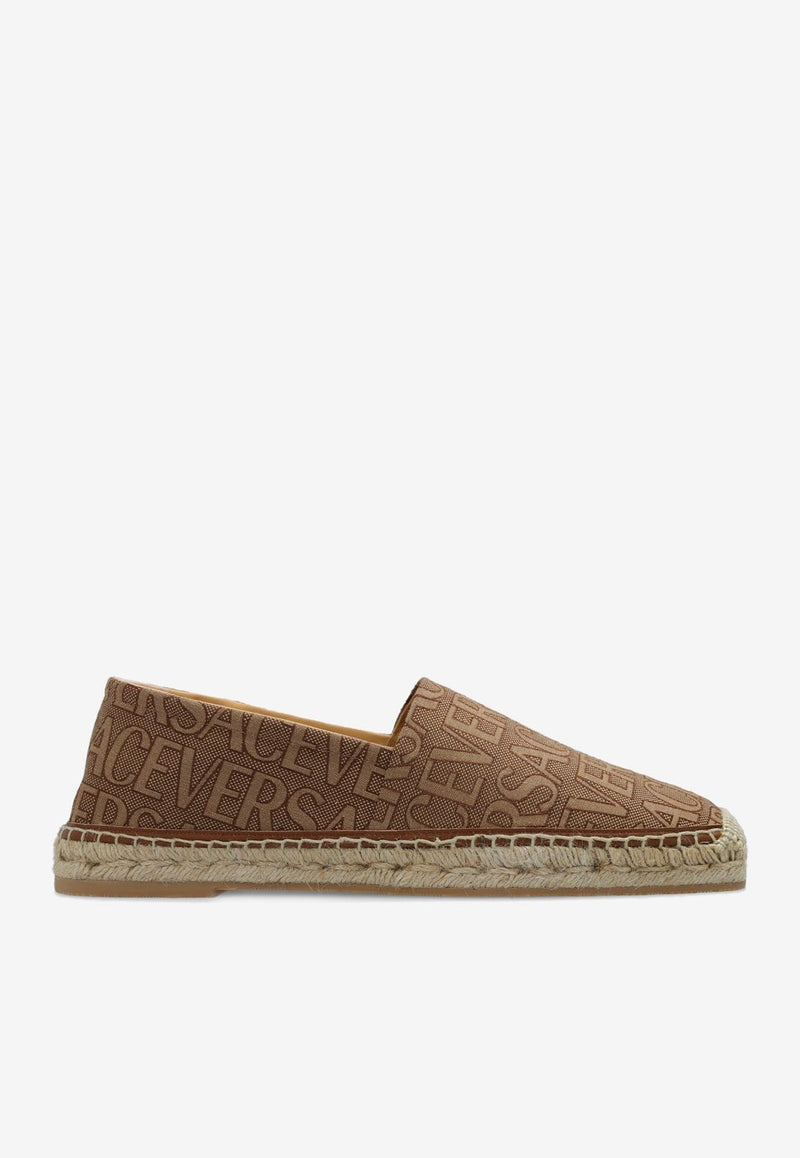 All-Over Jacquard Canvas Espadrilles