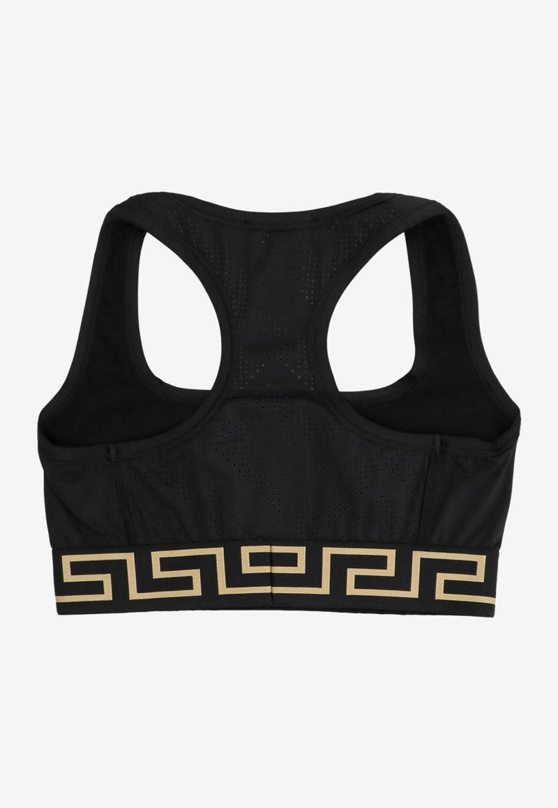 Medusa Greca Sports Bra